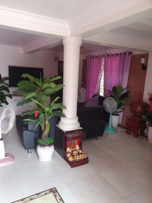 bed villa for rent kampot huge garden gazebo  per month